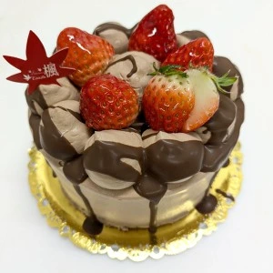 チョコクリーム苺デコレーション