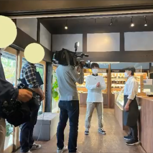 2022年10月28日(金) 17:14の投稿:先日、広島テレビの「テレビ派 スイーツ男子」の取材が行われました